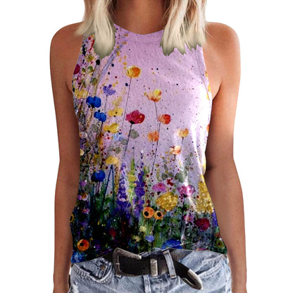 Women's Creative 3D Digital Printed T-shirt Female