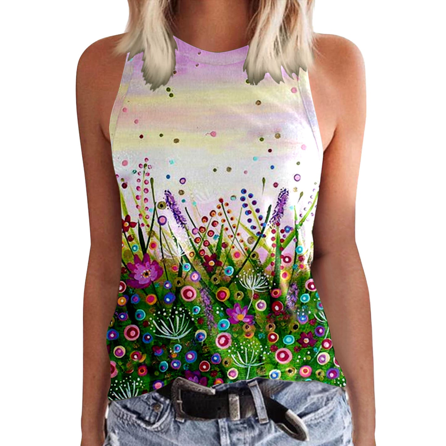 Women's Creative 3D Digital Printed T-shirt Female