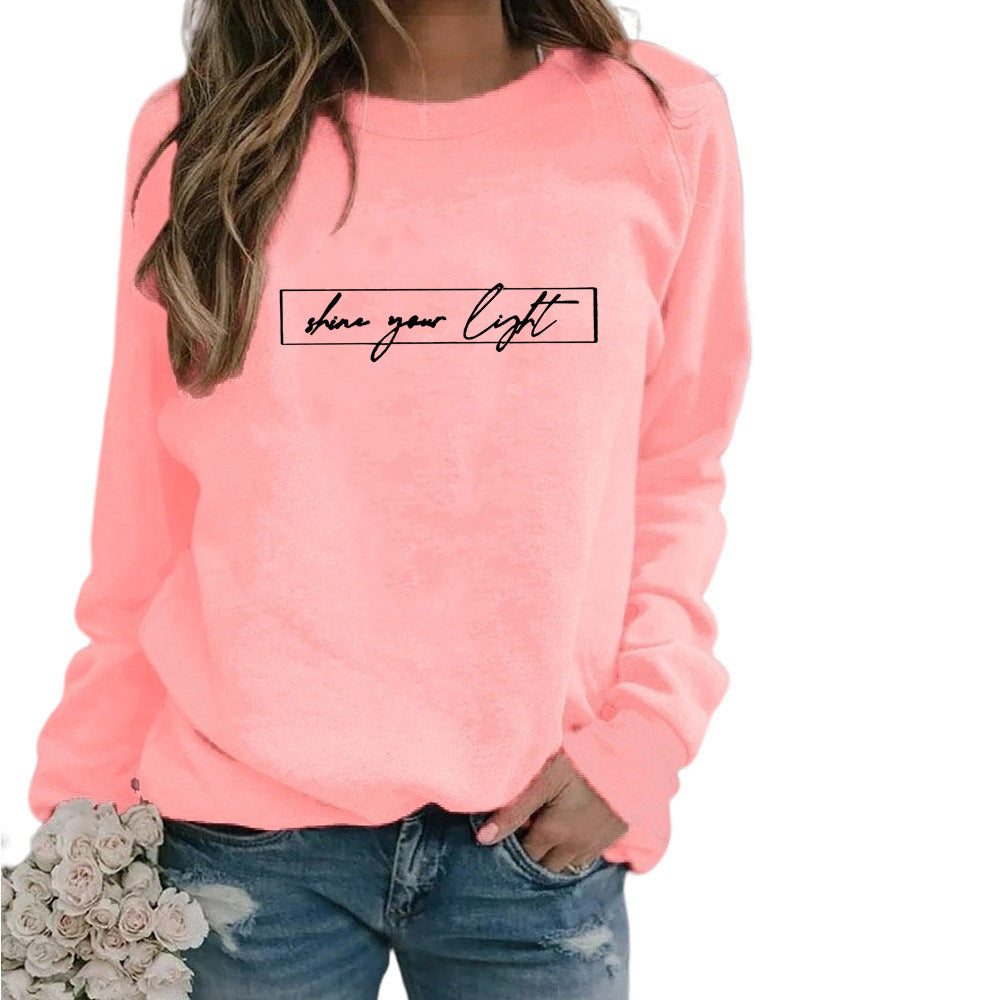 Women's Printed Casual Loose Sweatshirt Shirt