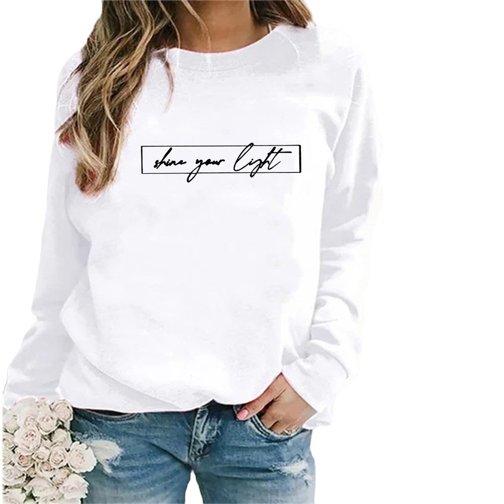 Women's Printed Casual Loose Sweatshirt Shirt