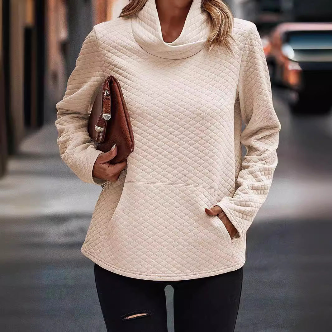 Autumn And Winter New High Neck Sweater Casual Top