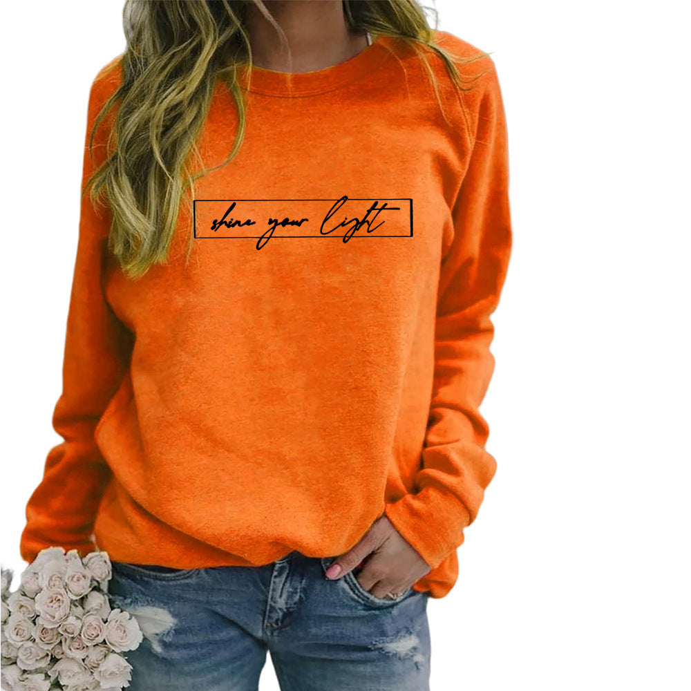 Women's Printed Casual Loose Sweatshirt Shirt