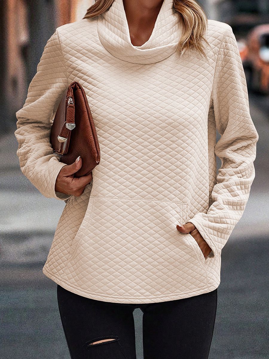 Autumn And Winter New High Neck Sweater Casual Top