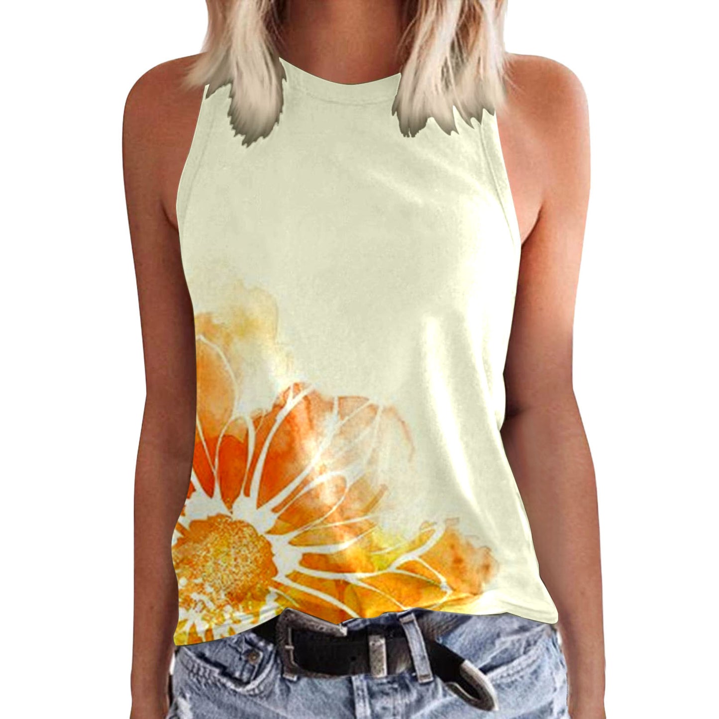 Women's Creative 3D Digital Printed T-shirt Female