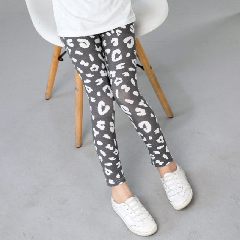 Leggings Modal Cropped Pants Outer Wear Girls' Stretch Tights Classical